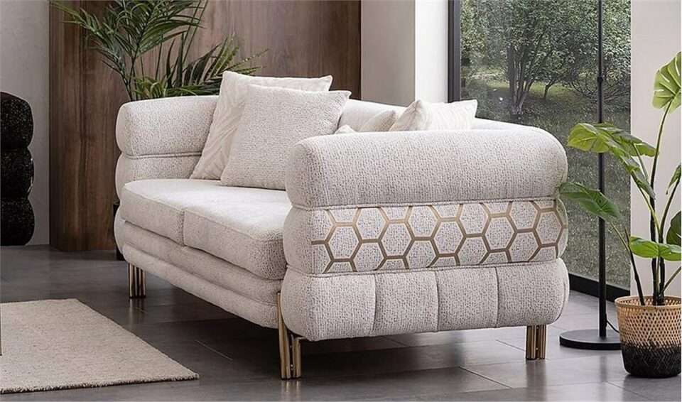 Set Canapele Lux Malcom pentru living, design rotunjit – Colecția Galați
