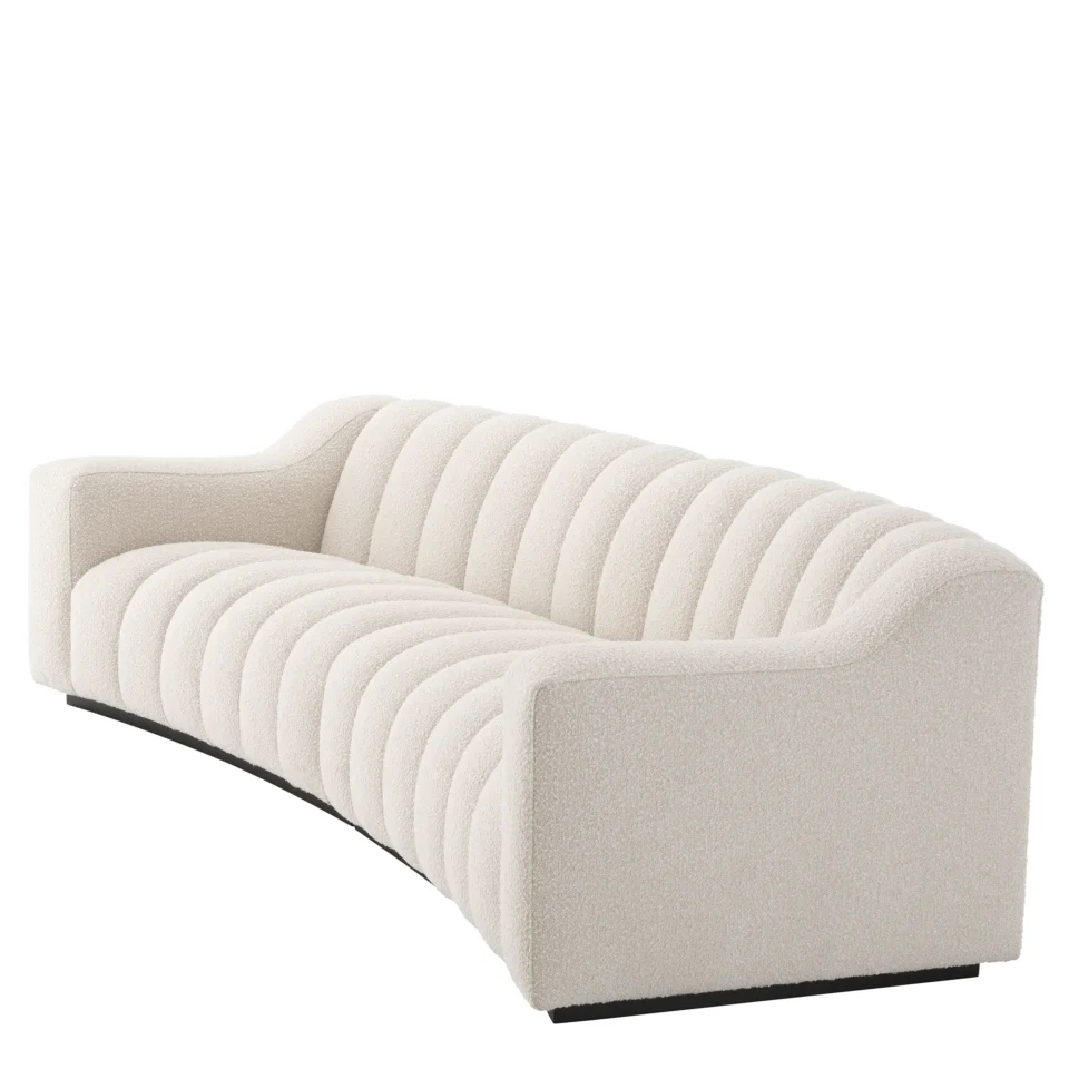 Set Canapele Lux Malcom pentru living, design rotunjit – Colecția Padrino