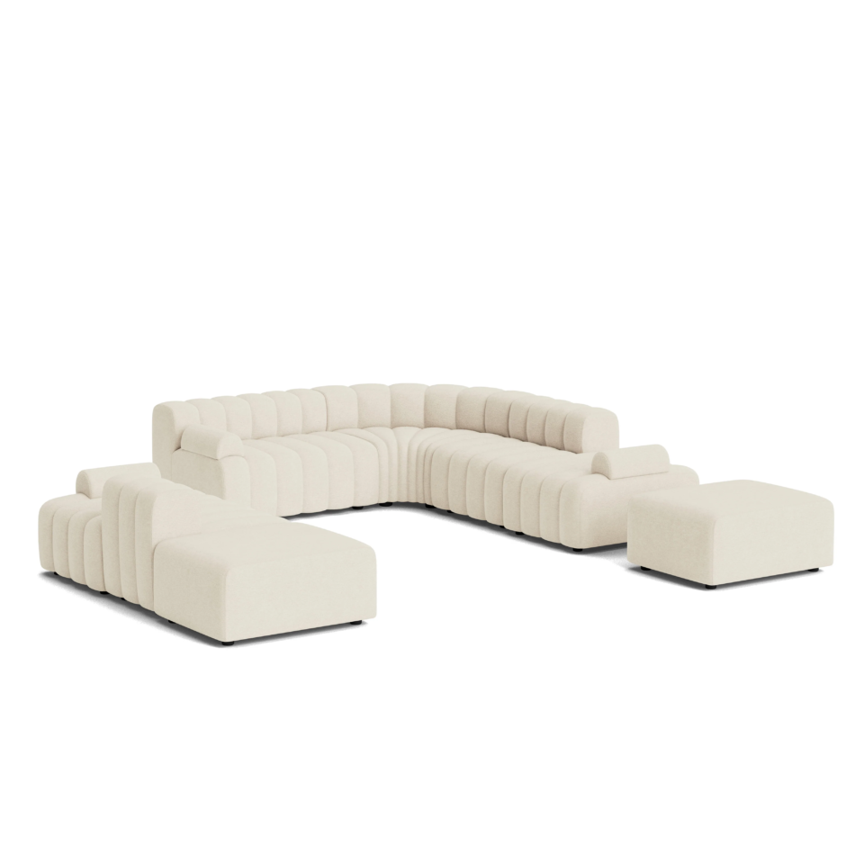 Set Canapele Lux Malcom pentru living, design rotunjit – Colecția Rose